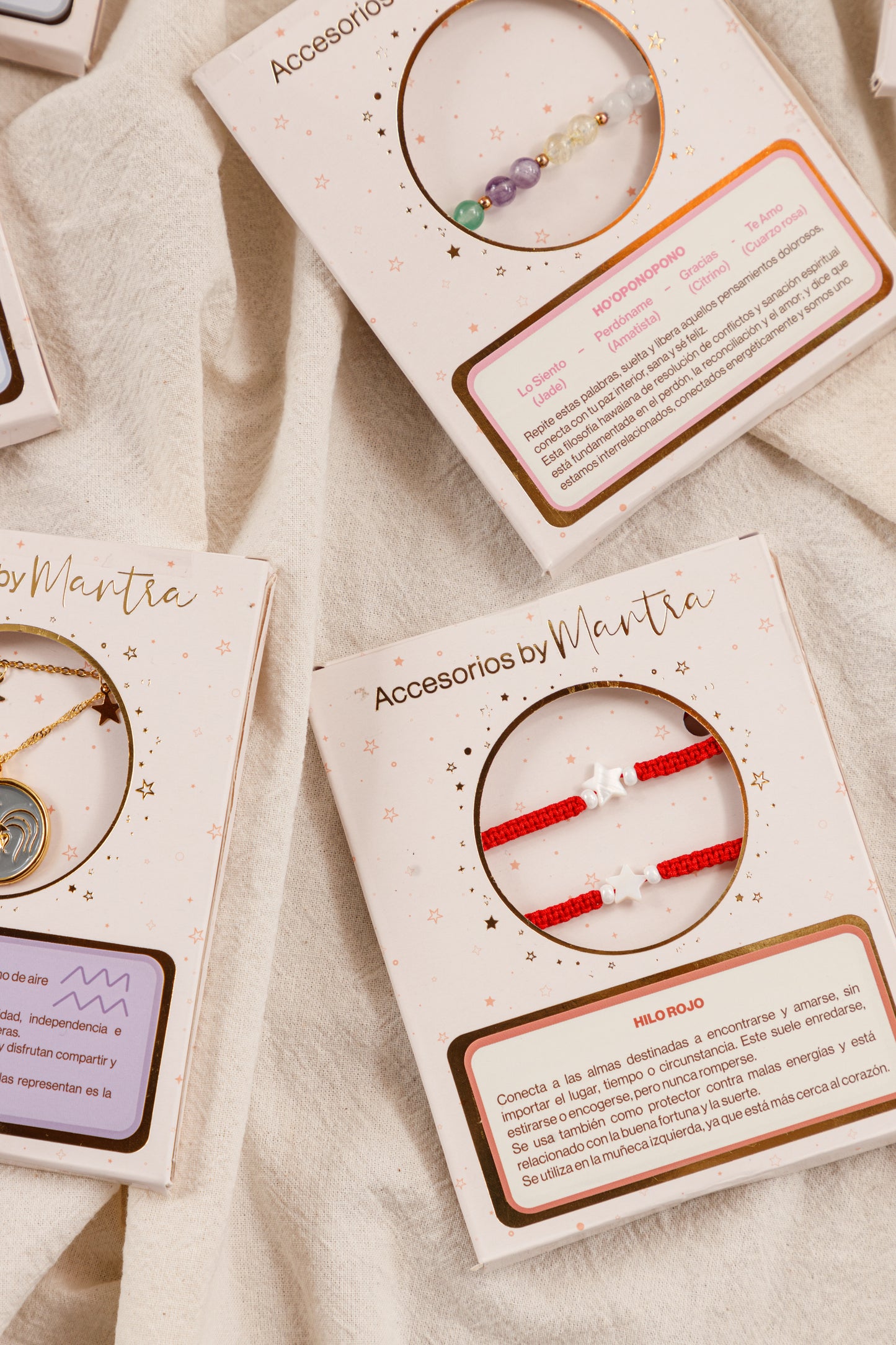 Set Collar Zodiacal y Cadena de Estrellas Aries