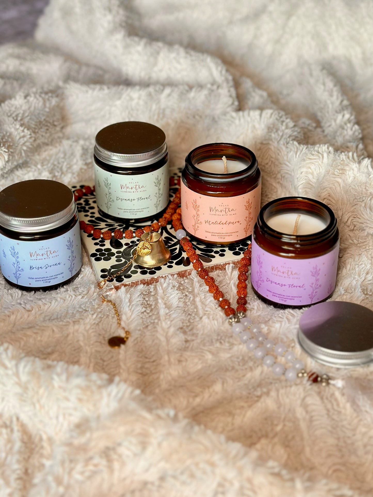 Vela Bienestar Descanso Floral