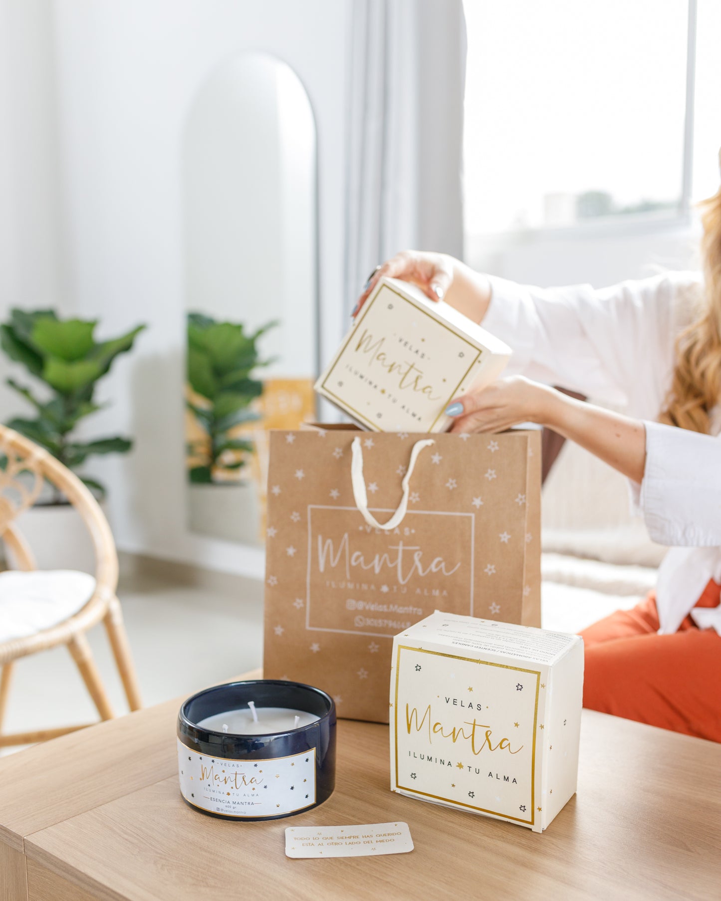 Velas Aromáticas en Cerámicas Orgánica, de 3 mechas