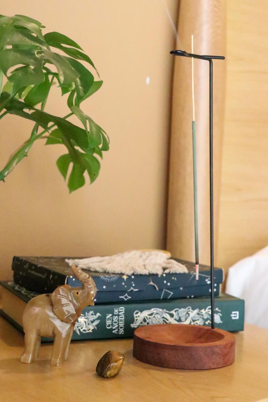 Porta Incienso de madera