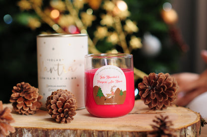 Velas Navideñas de Cera de Color