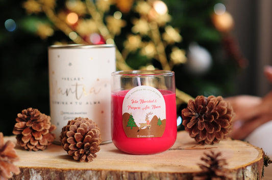 Velas Navideñas de Cera de Color