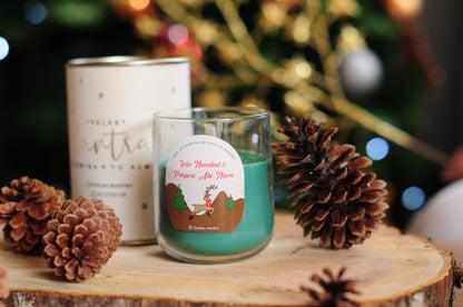 Velas Navideñas de Cera de Color