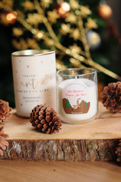 Velas Navideñas de Cera de Color