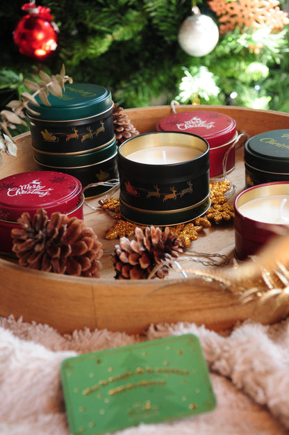 Velas Navideñas en Lata