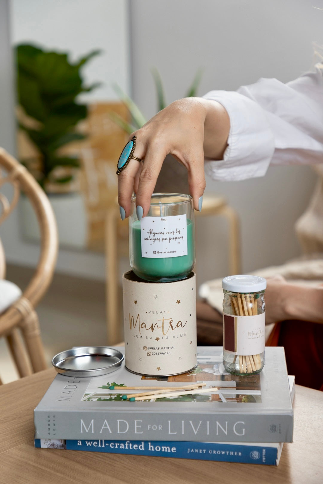 Velas Aromáticas de cera de colores, colores, esencias y mensajes variados