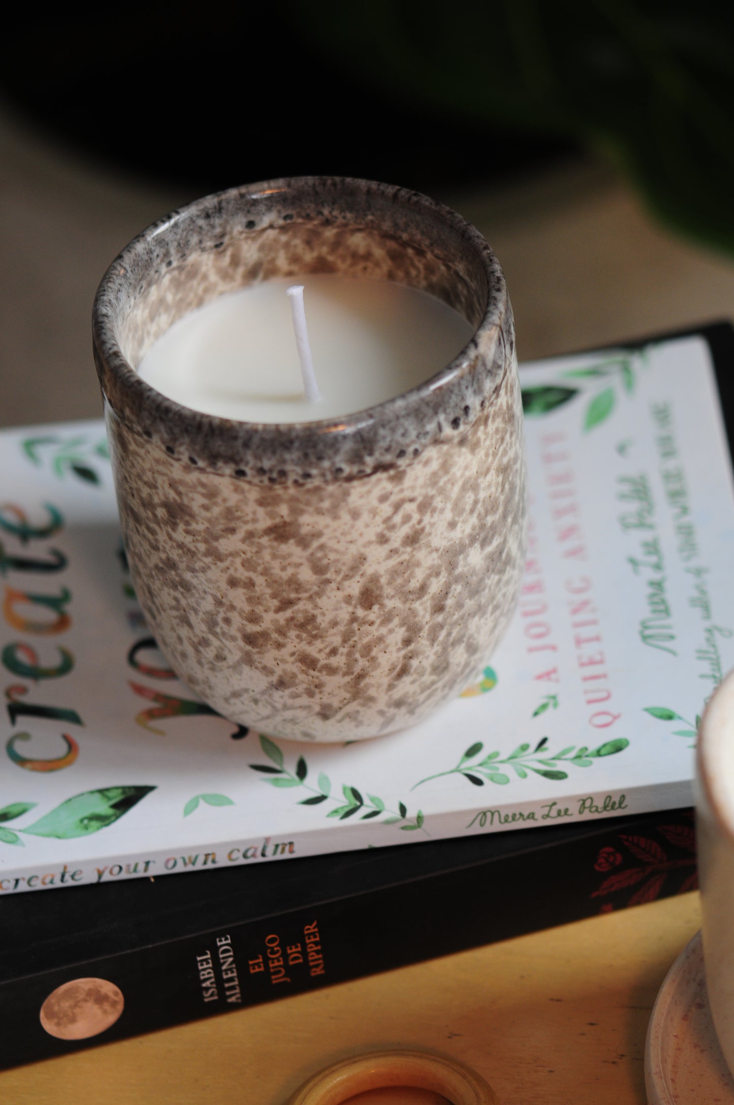 Velas Aromáticas en Cerámicas Orgánicas, de 1 Mecha