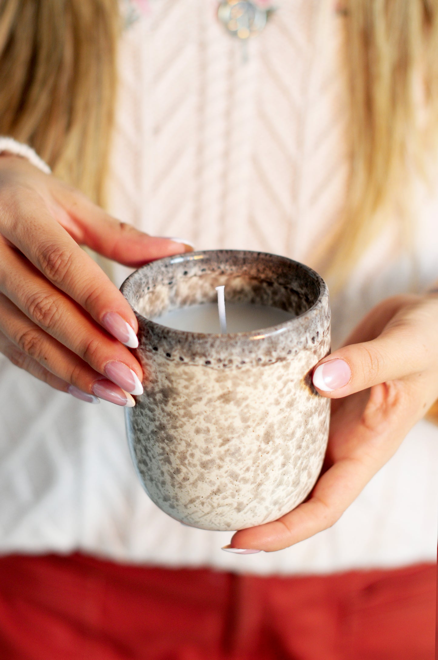 Velas Aromáticas en Cerámicas Orgánicas, de 1 Mecha