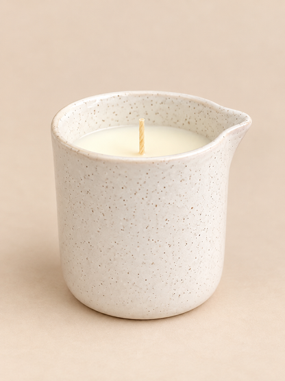 Velas para Masajes en Cerámicas Artesanales