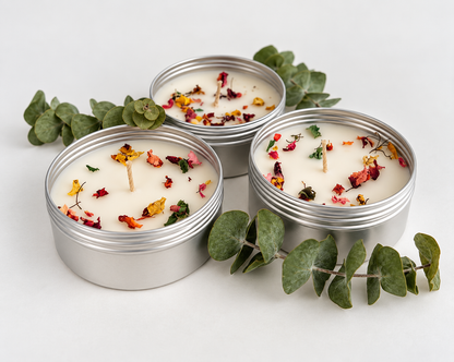 Velas Aromáticas Florales - Lata