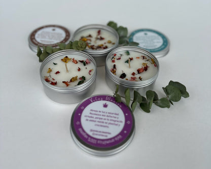 Velas Aromáticas Florales - Lata
