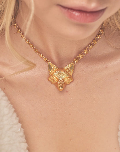 Maxi Collar + Aretes Índigo - Entrelazos