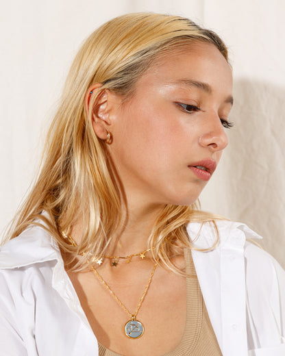 Set Collar Zodiacal y Cadena de Estrellas Sagitario