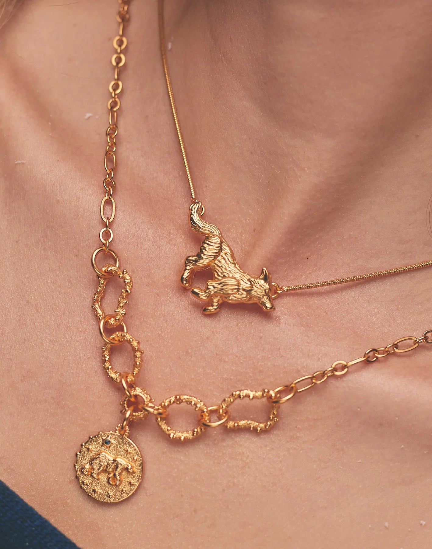 Set de 2 Collares Luna Llena