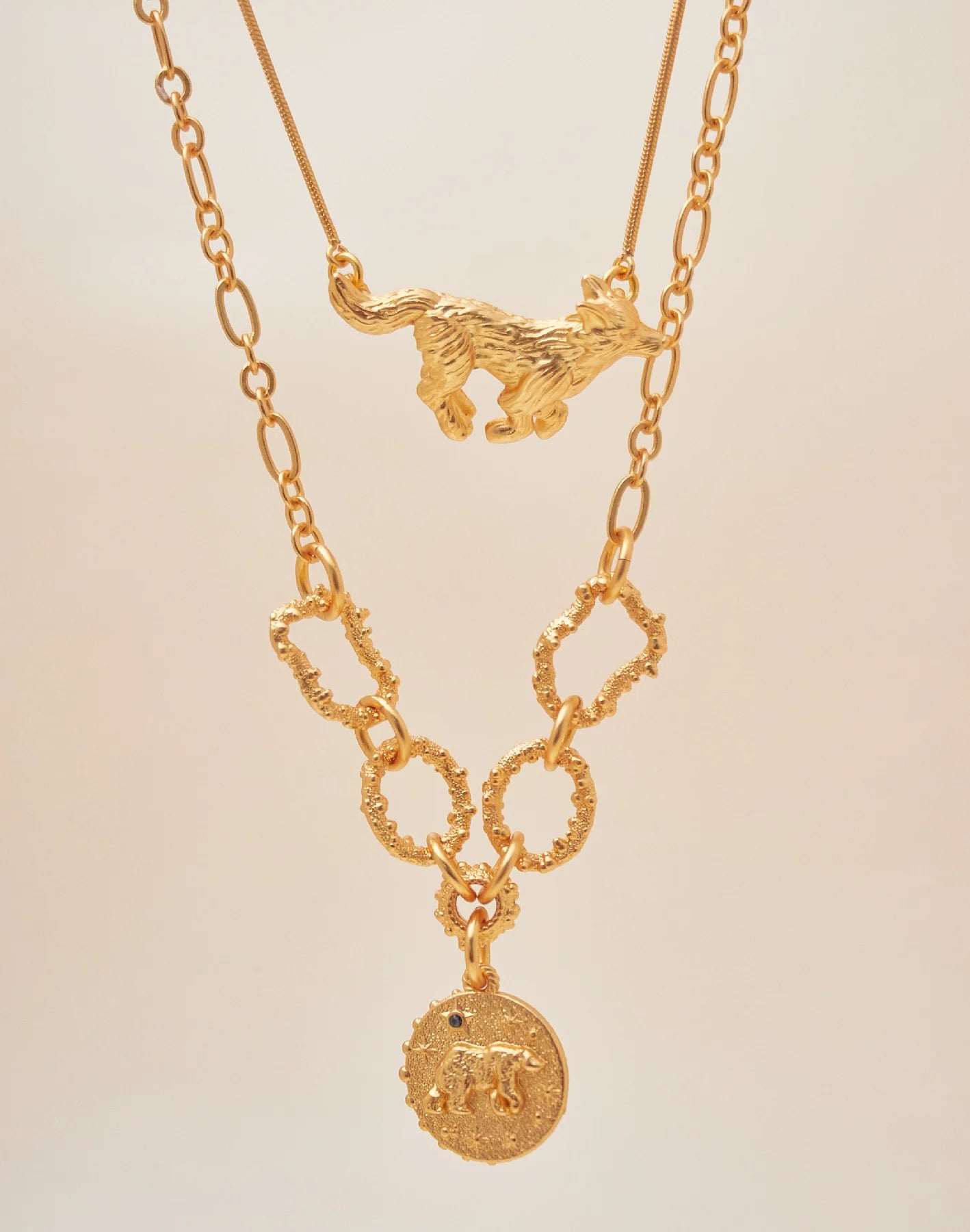 Set de 2 Collares Luna Llena